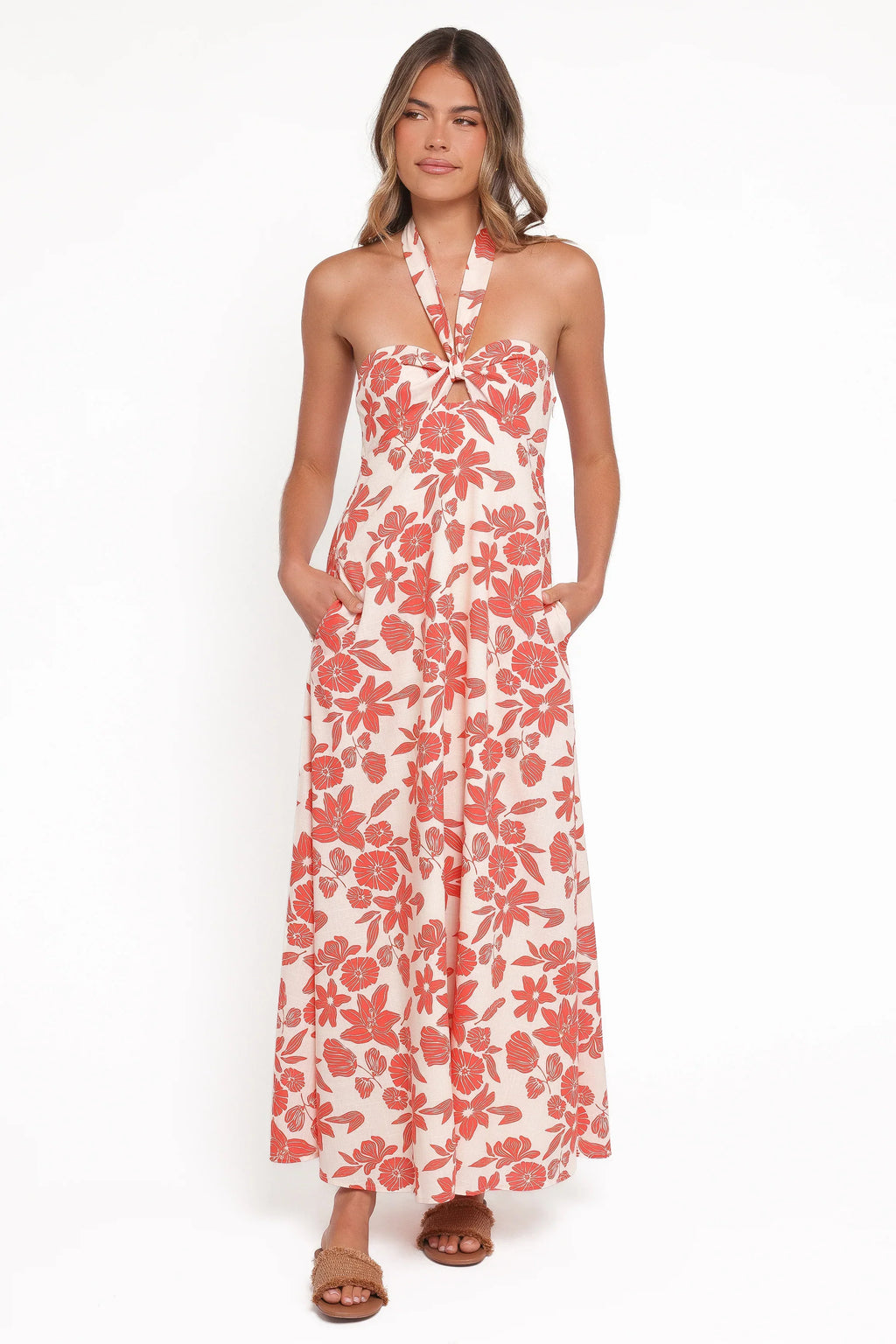 Cottrell Maxi Dress - Red Floral