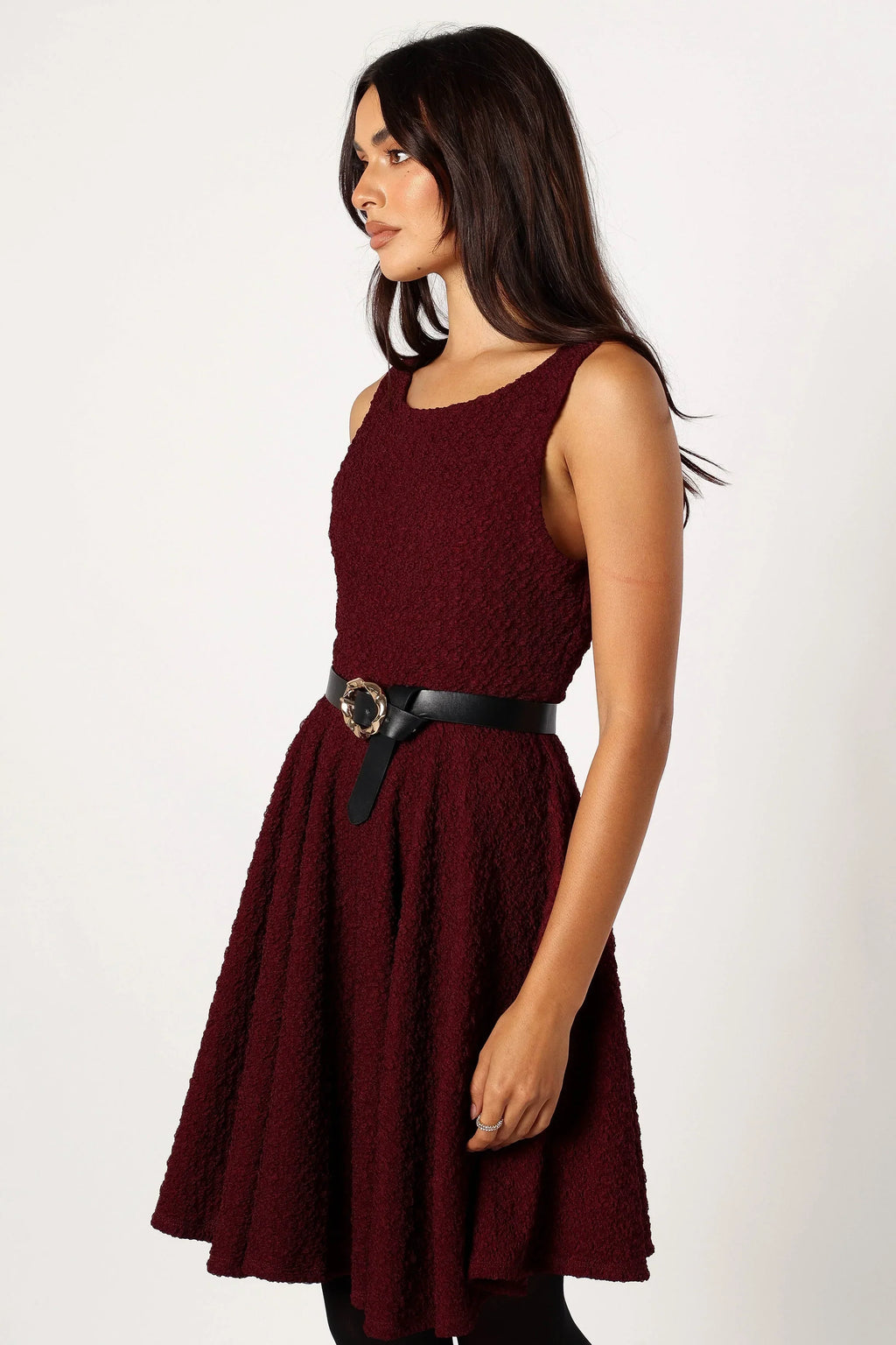 Mini-robe Margaret - Bordeaux