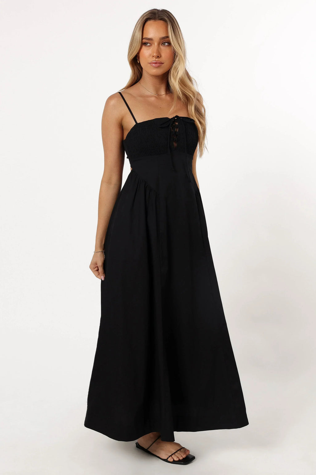 Robe midi Alena - Noire
