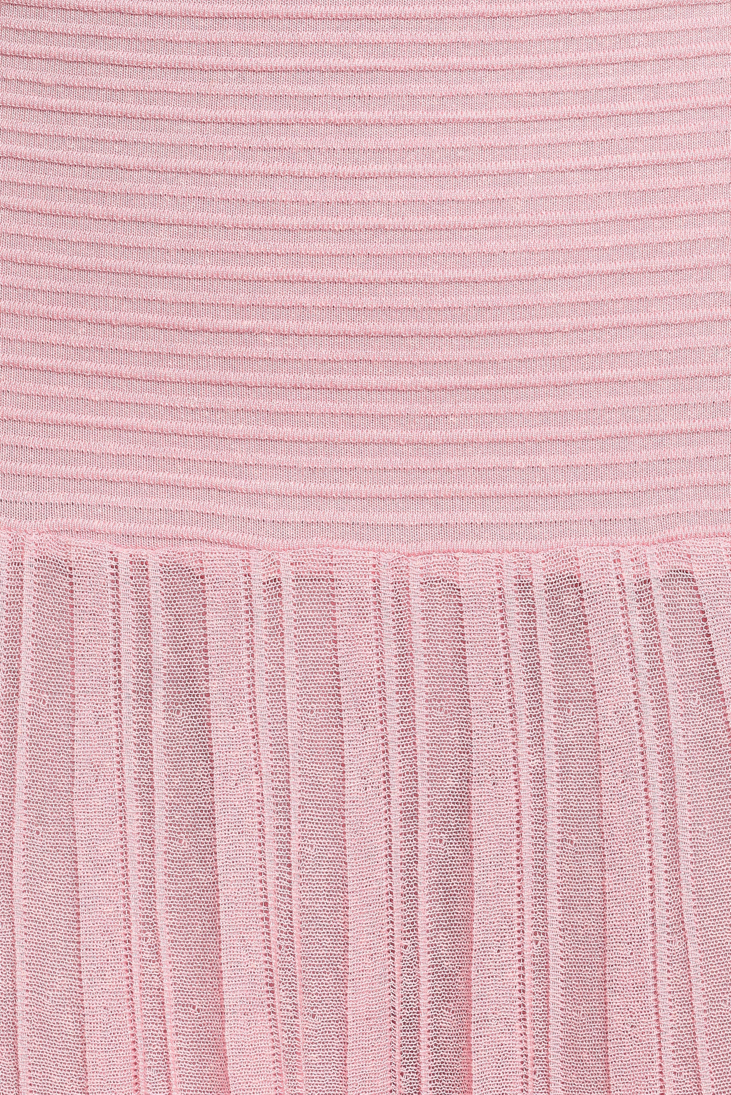 Robe longue sans bretelles Cadenza - Rose