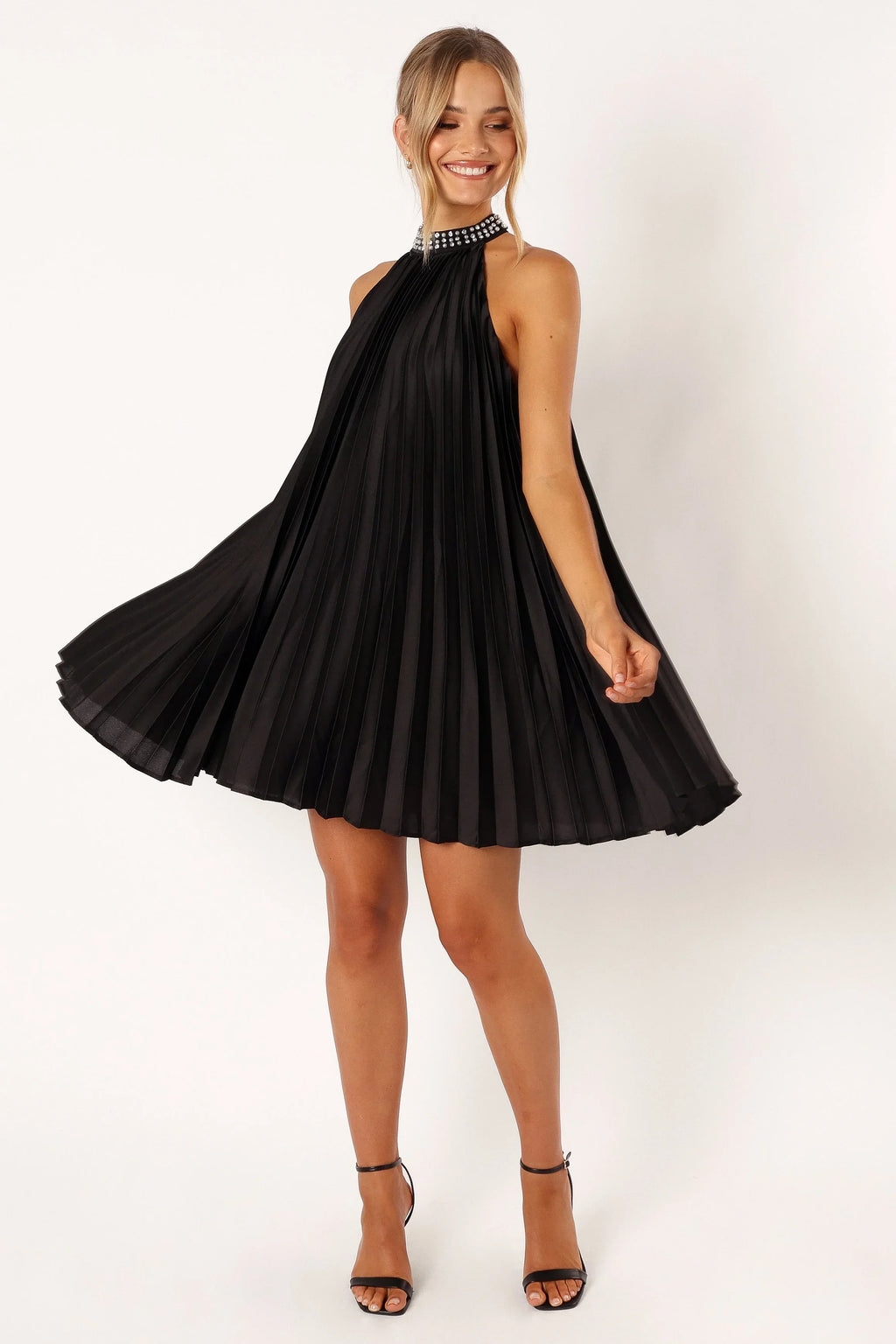 Robe Courte Lizzy Halterneck - Noir