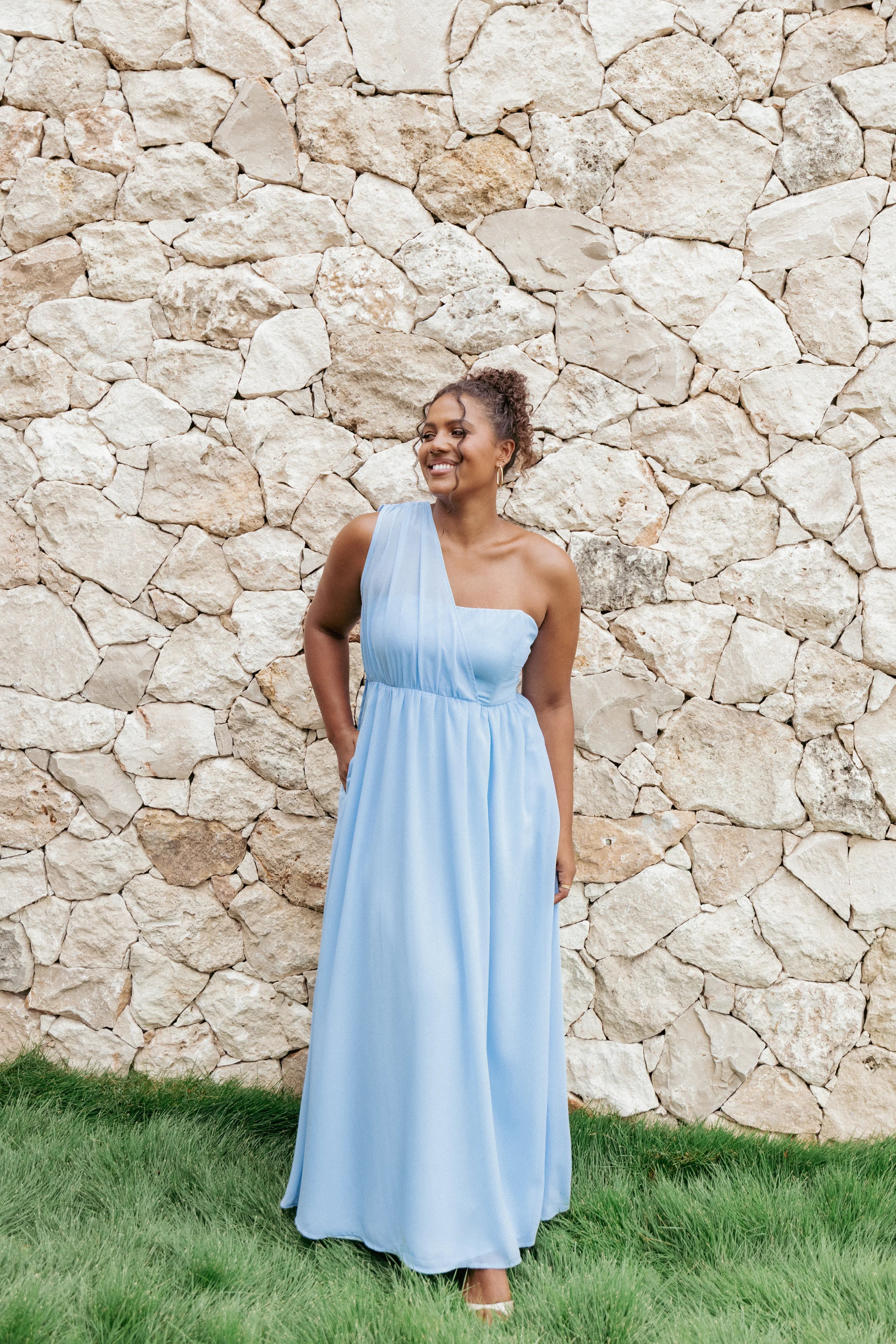 Darlee Maxi Dress - Cornflower Blue