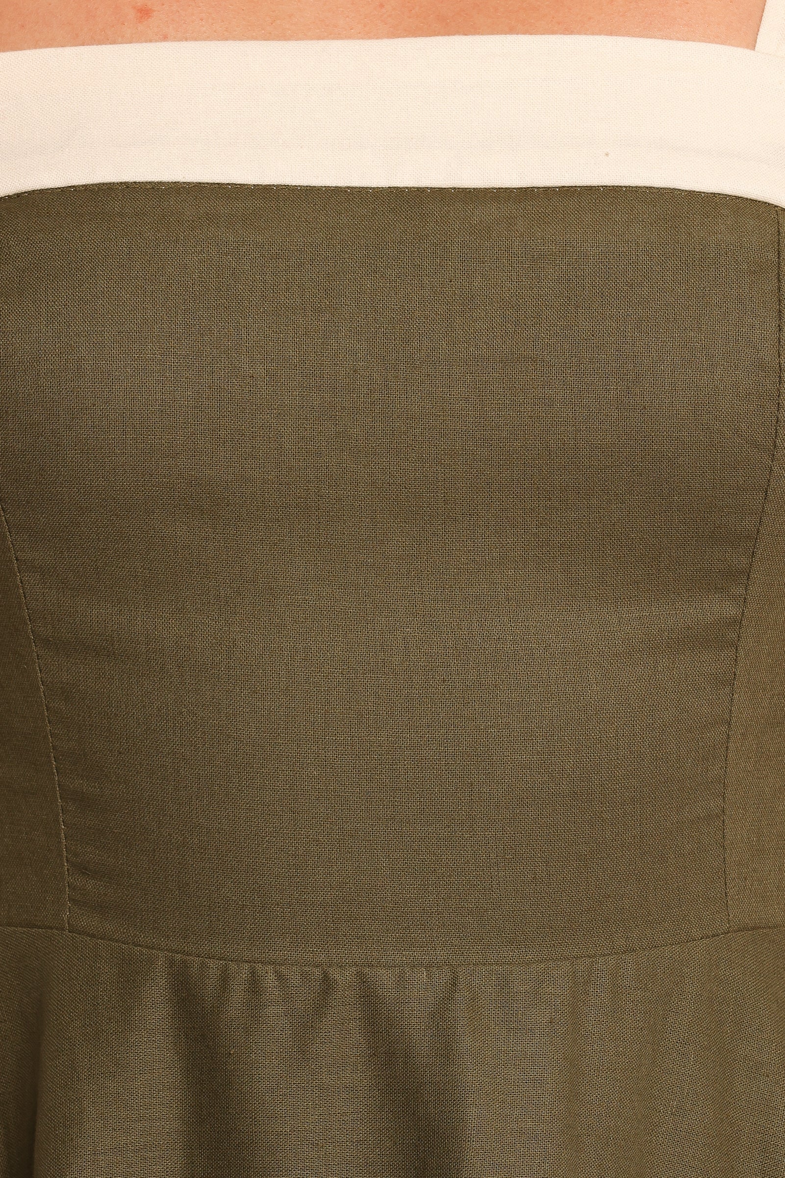 Olinda Midi Dress - Olive