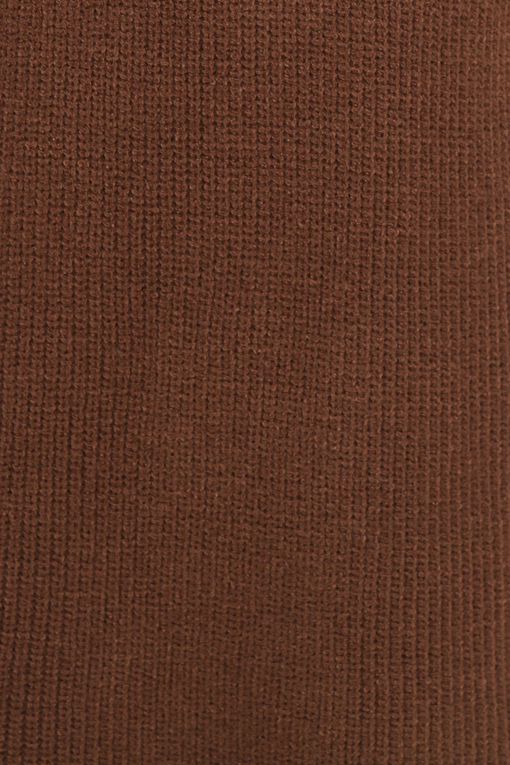 Wright Knit Mini Dress - Chocolate Brown
