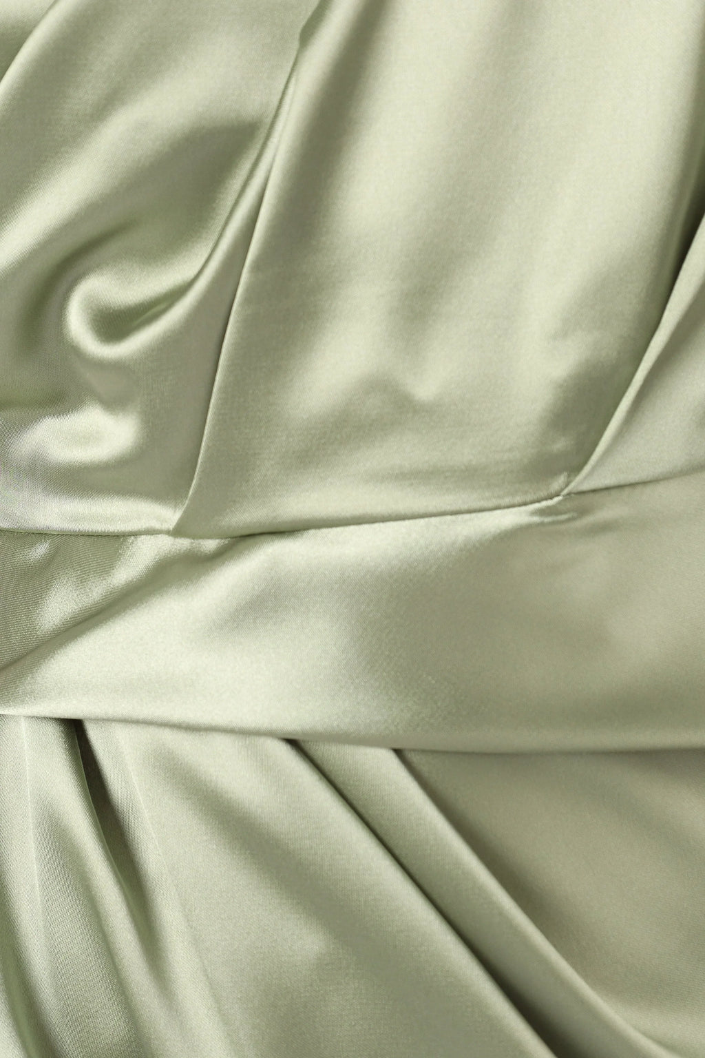 Robe longue Nadia à une épaule - Sauge