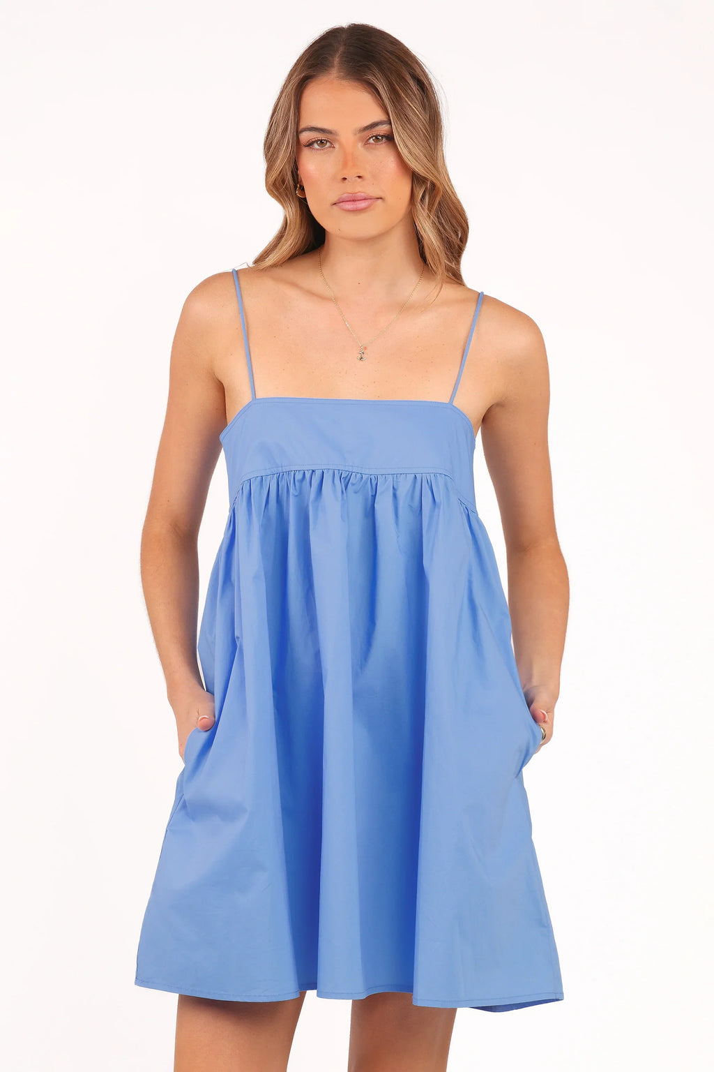 Mini-robe Serina - Bleu
