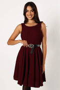 Mini-robe Margaret - Bordeaux