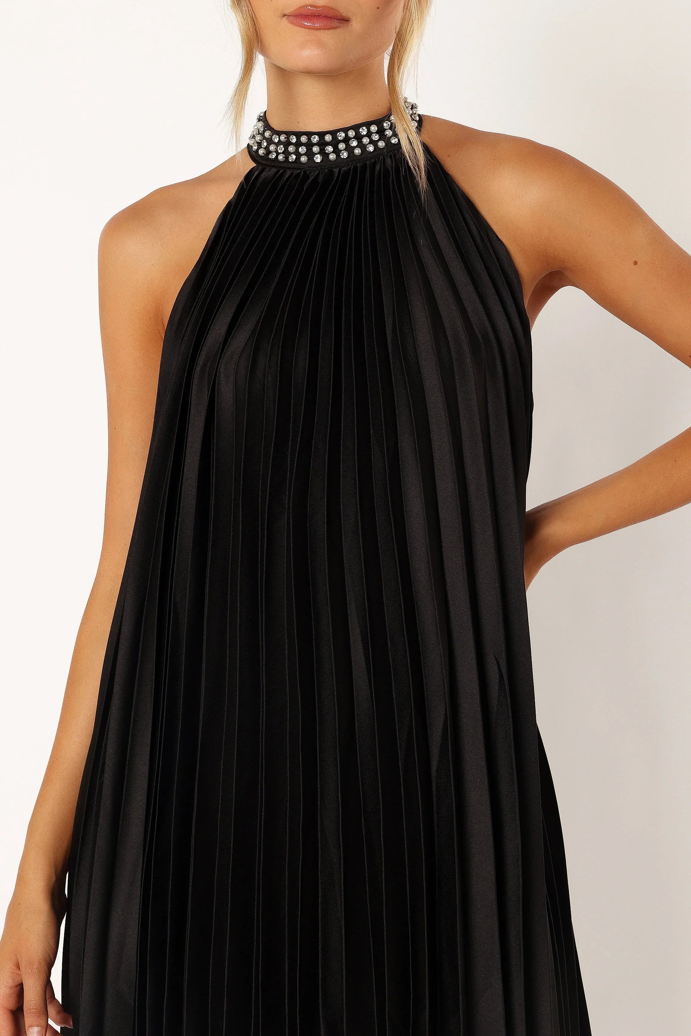 Robe Courte Lizzy Halterneck - Noir