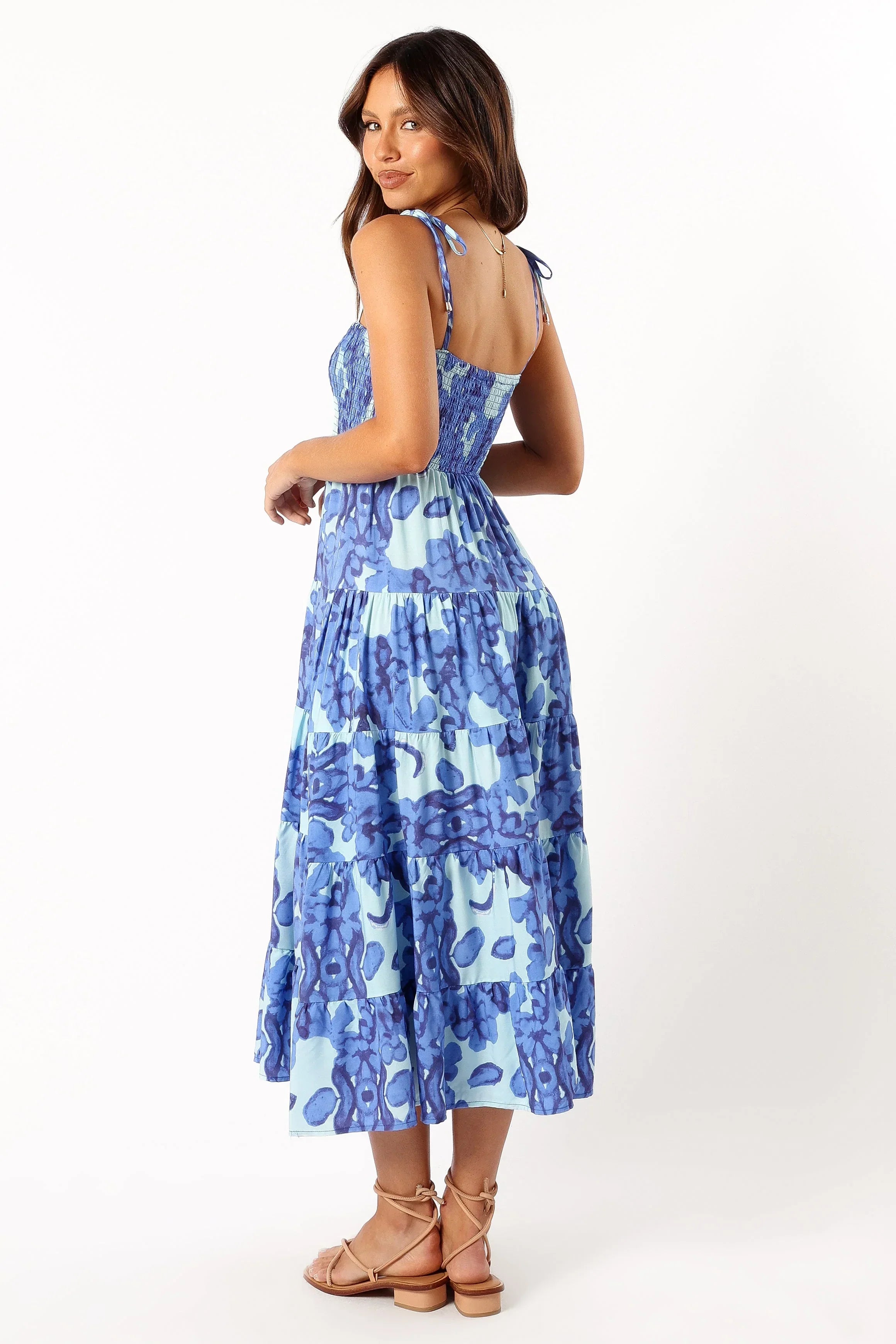 Robe Midi Amarie - Bleue