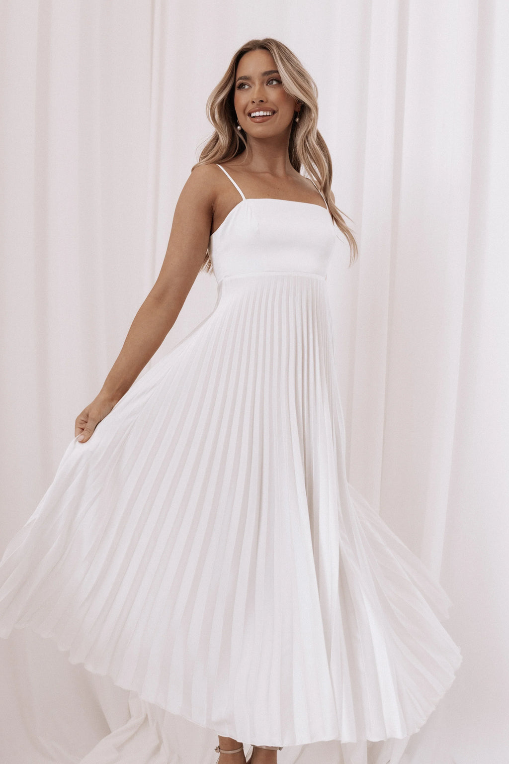 Robe longue Keegan - Blanc