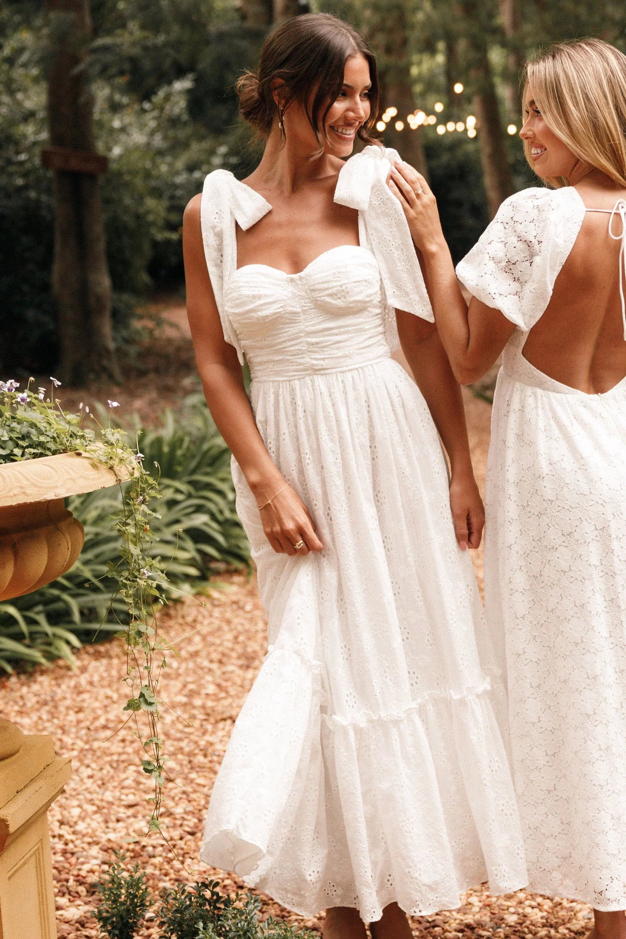 Robe longue Fiora - Blanc