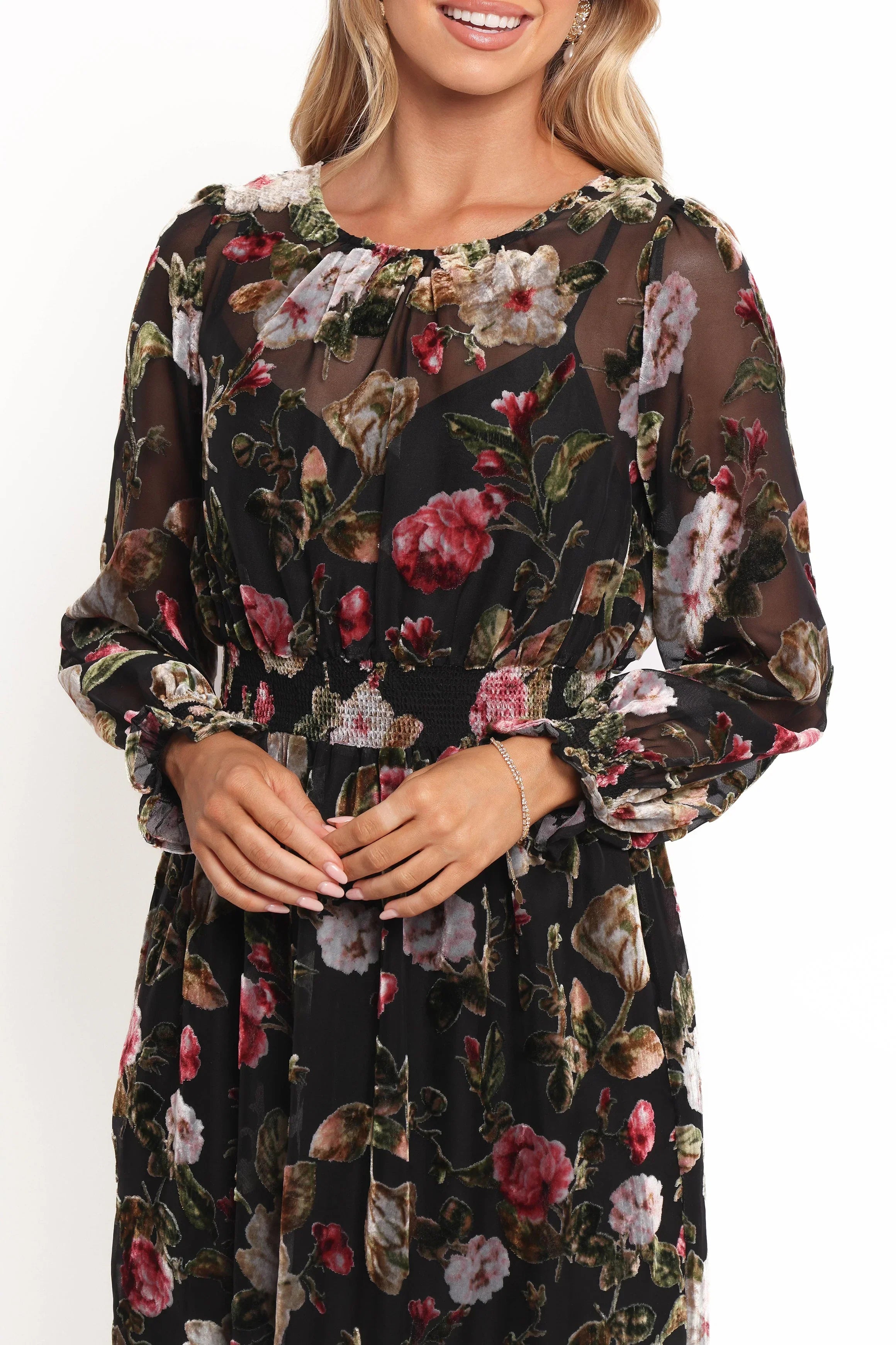 Robe midi Tracy - Multicolore
