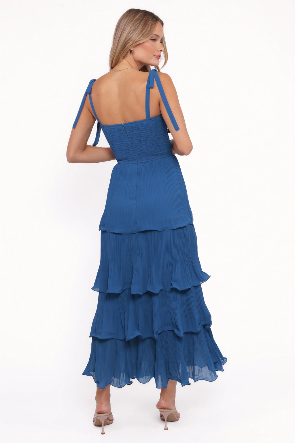 Robe longue Alira – Marine
