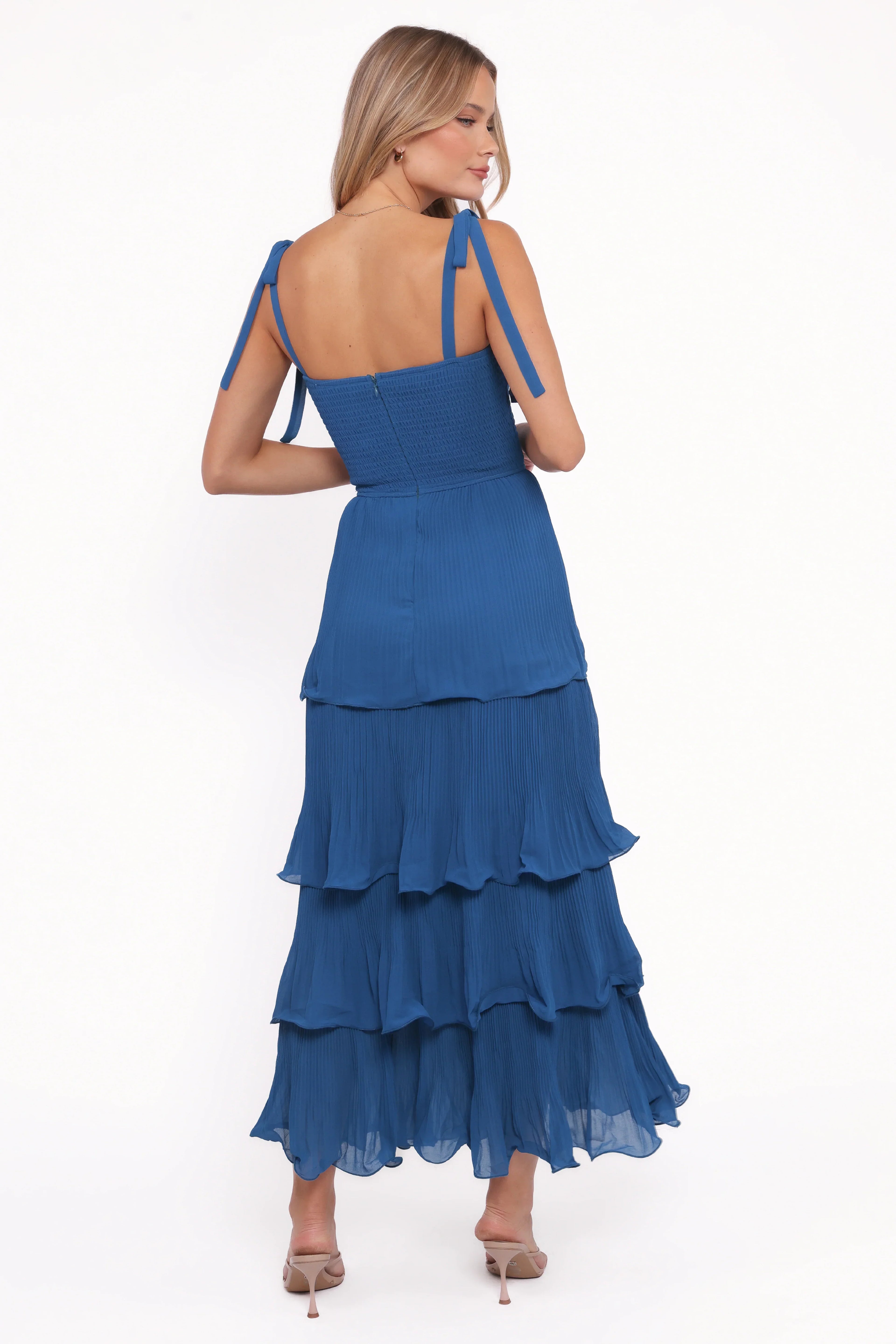 Robe longue Alira – Marine