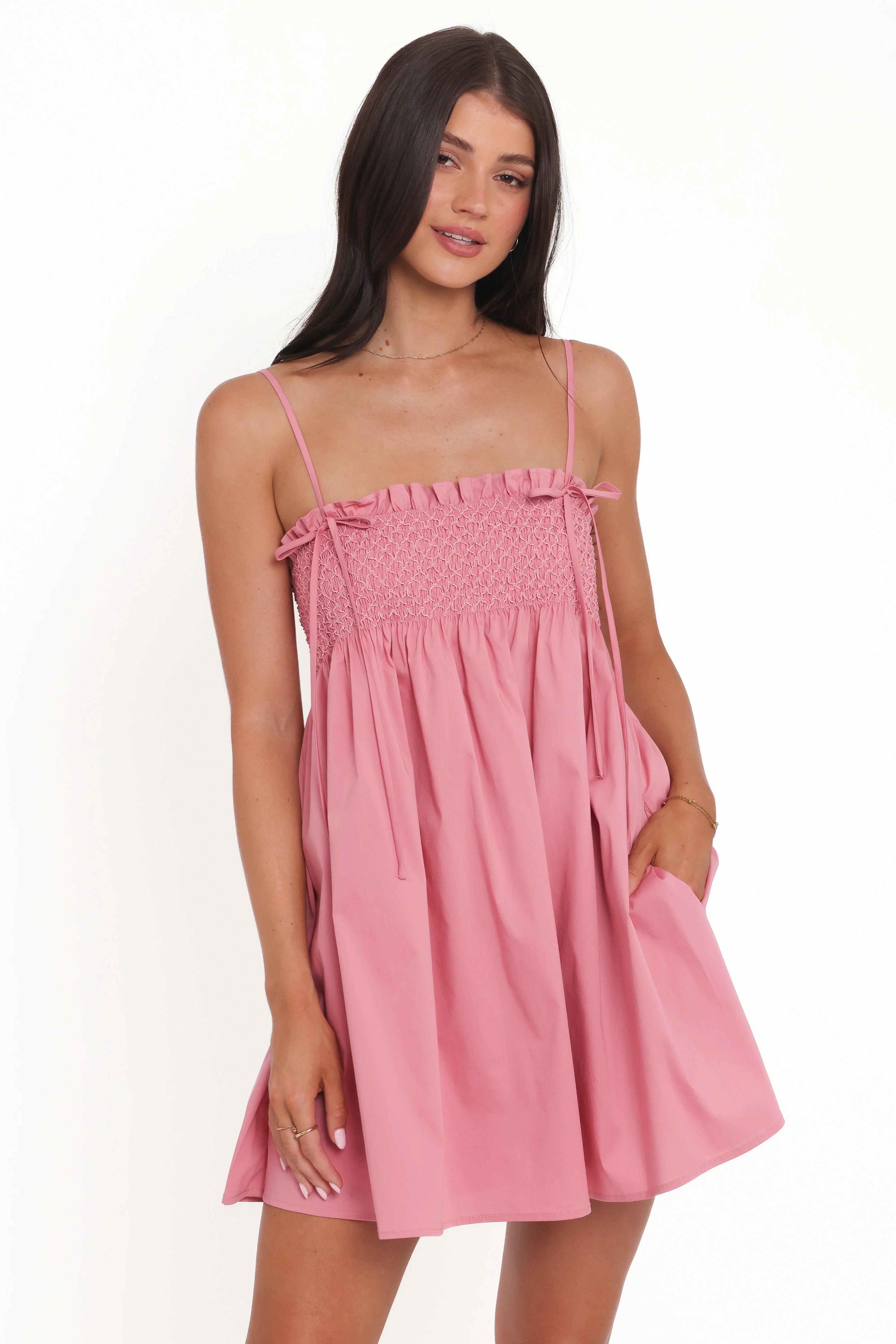 Josie Mini Dress - Pink