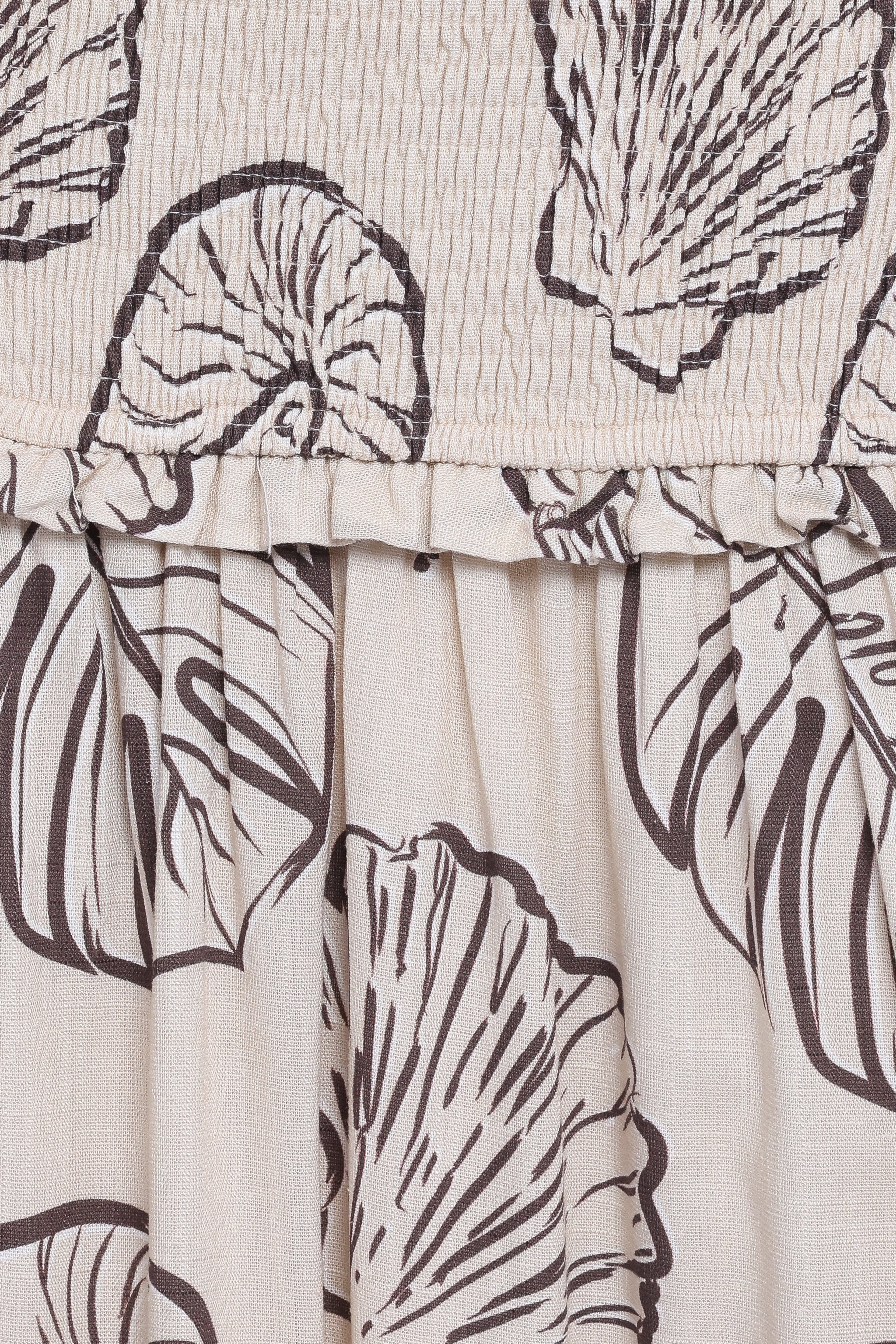 Robe longue Parkway – Coquillages Crème