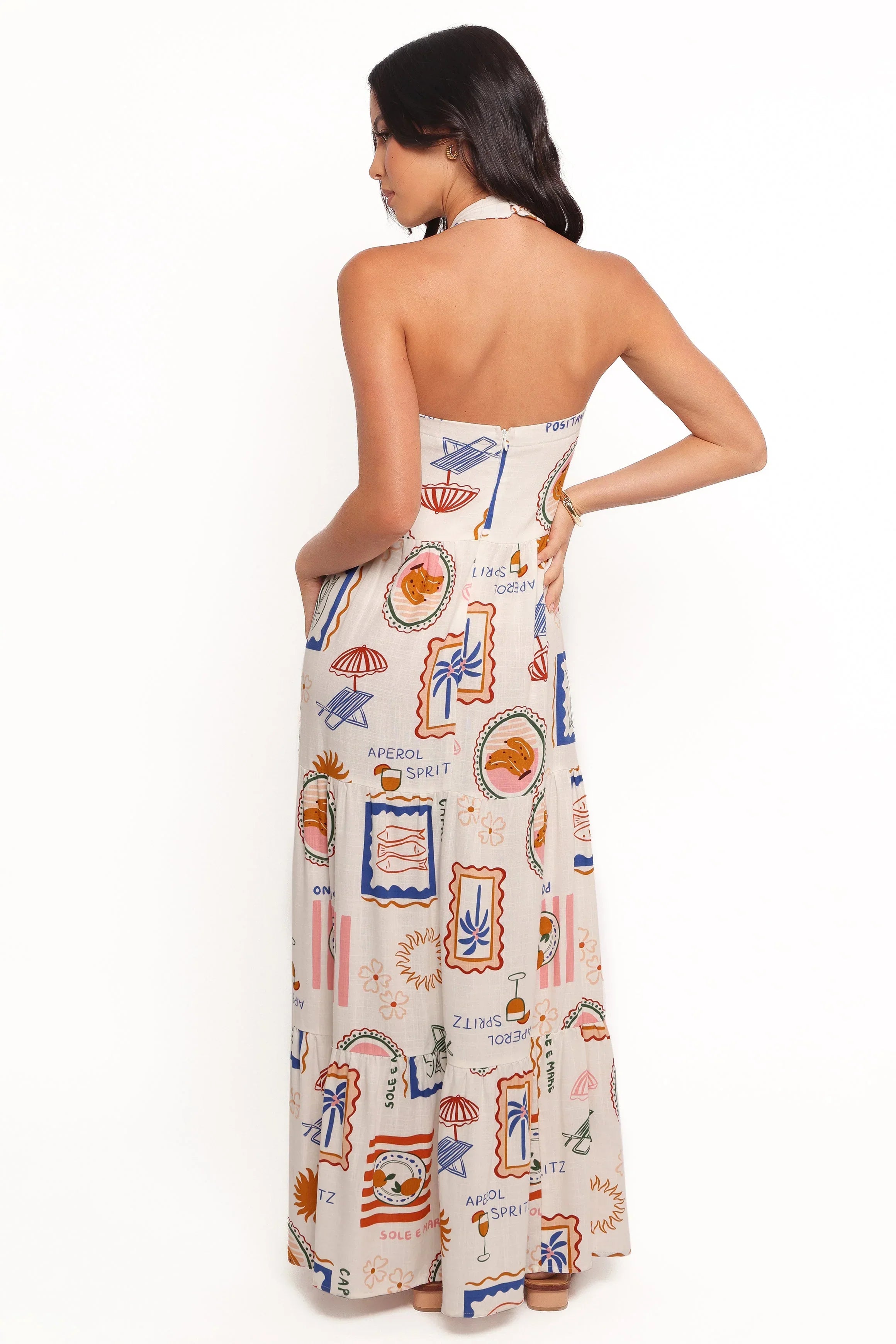 Robe longue Jelena - Oasis océanique