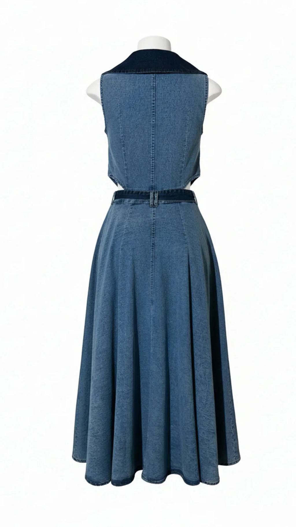 Althea Denim Midi Dress