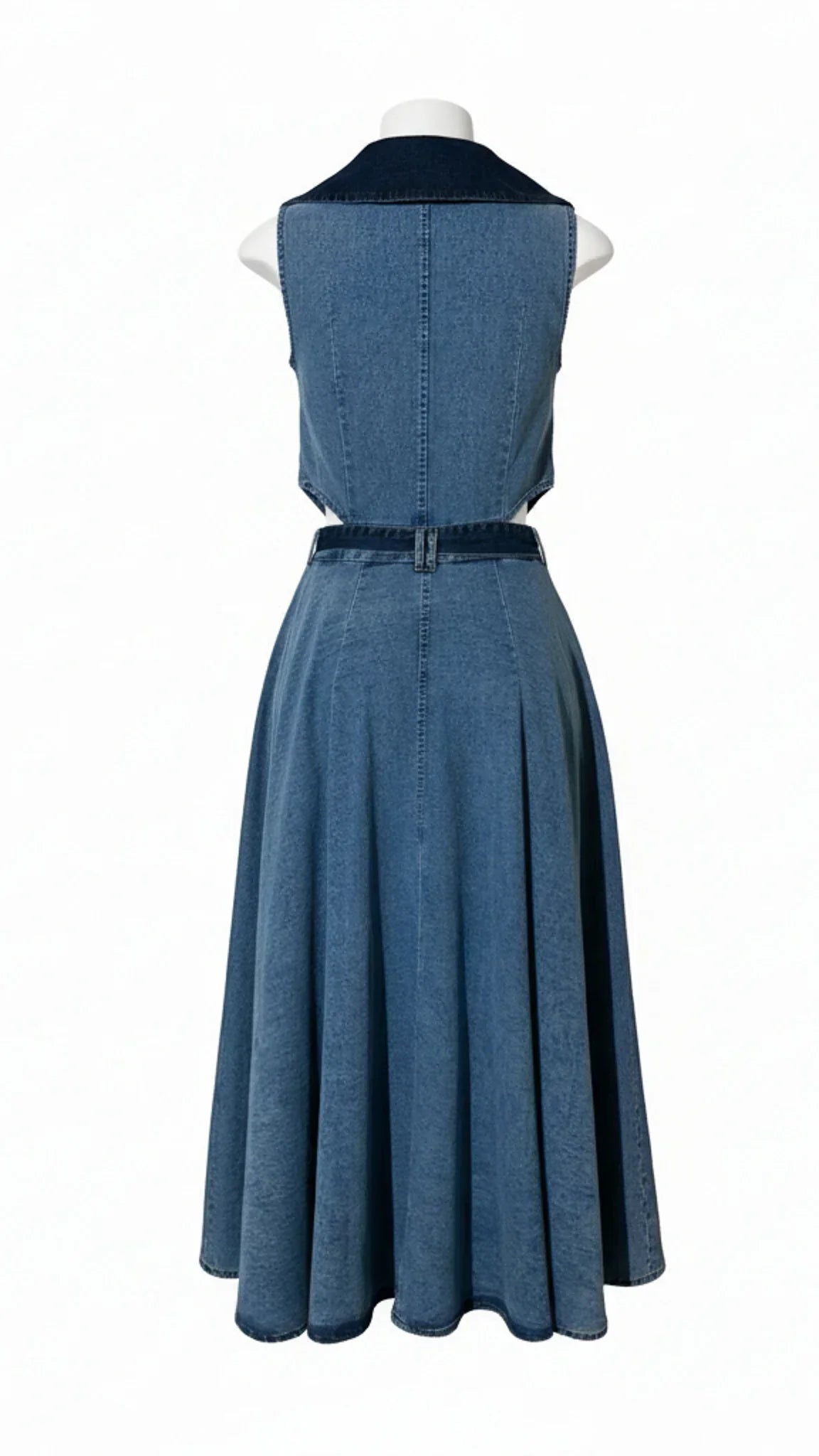 Althea Denim Midi Dress
