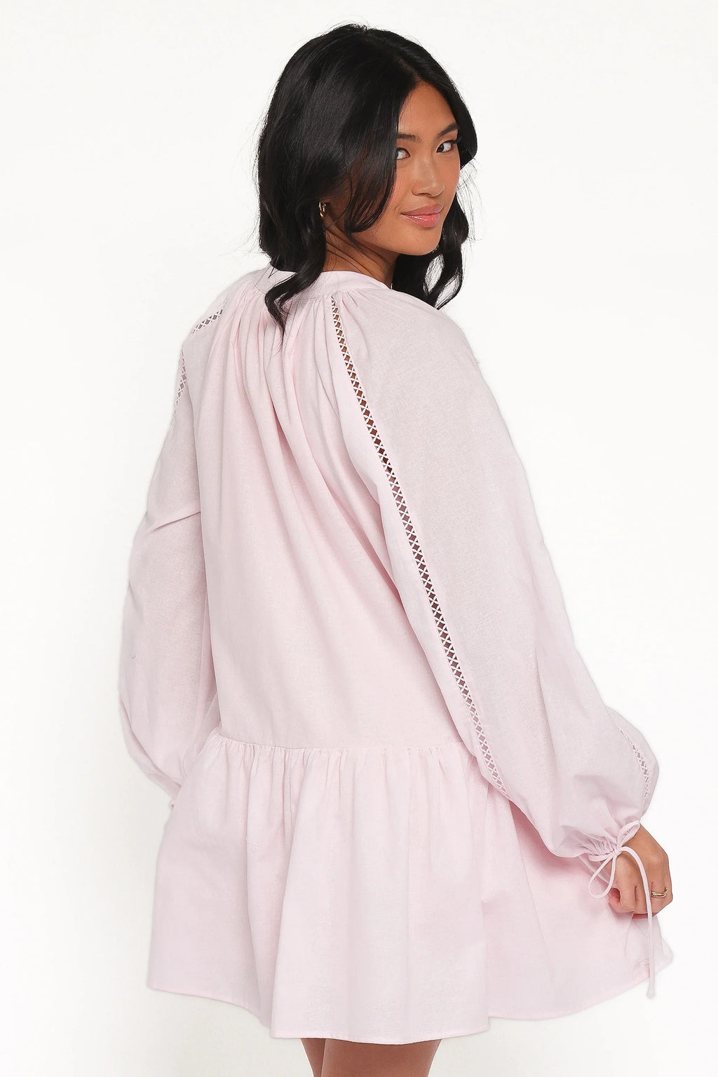 Mini-robe Hart à manches longues - Rose
