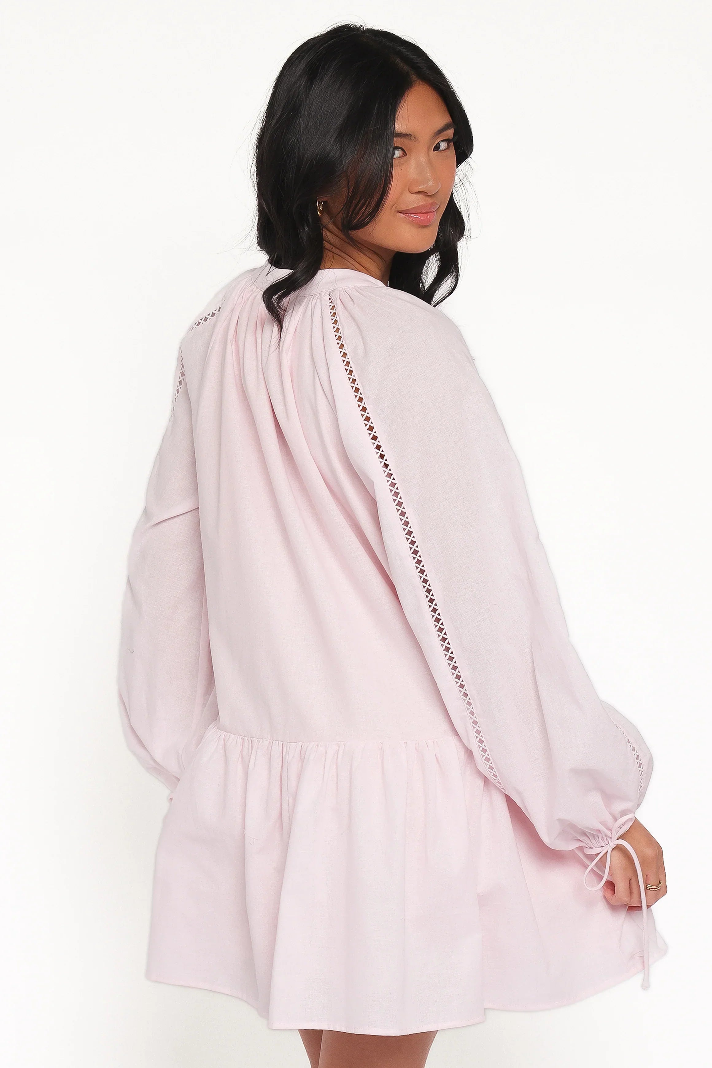 Mini-robe Hart à manches longues - Rose