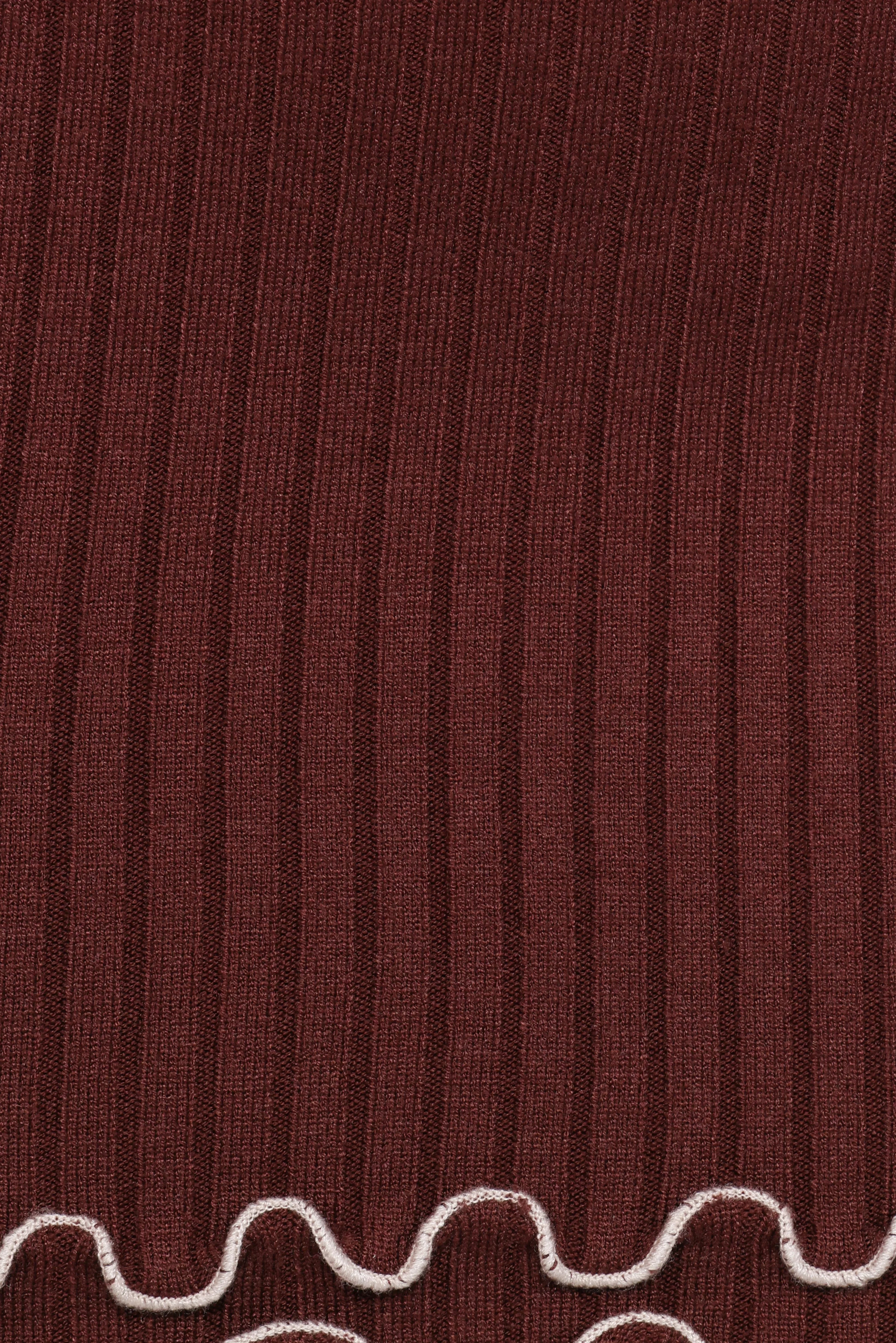 Robe courte Jovan à manches longues - Mocha/Beige