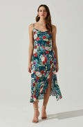 Robe midi florale Gaia