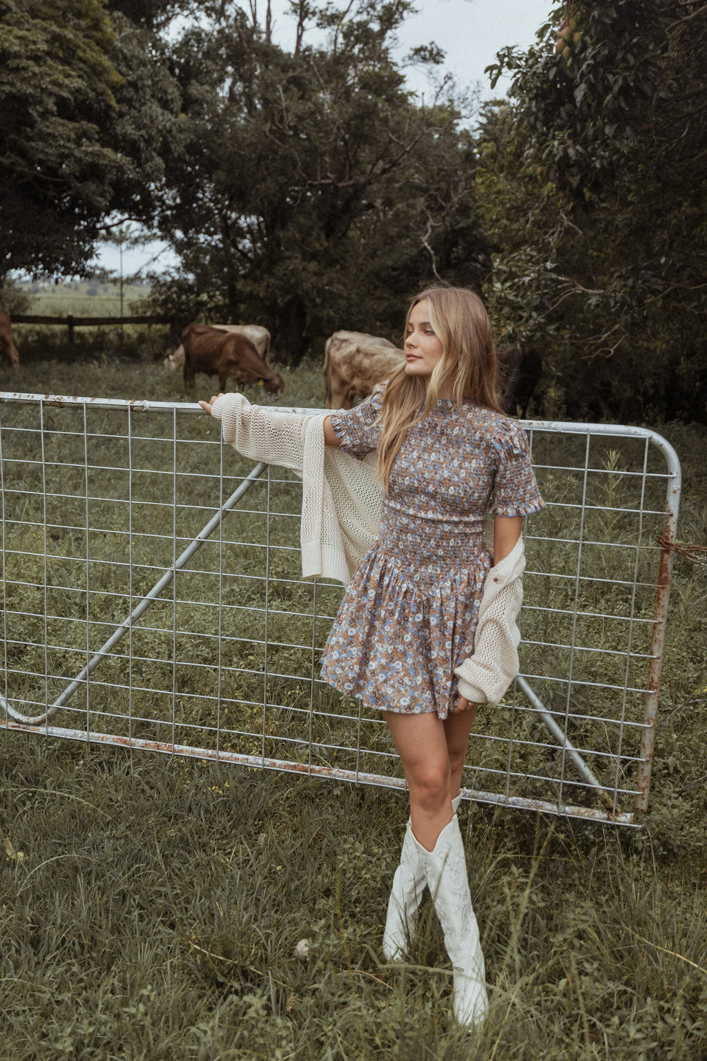Mini-robe Céline - Imprimé fleuri