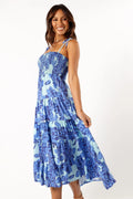 Robe Midi Amarie - Bleue