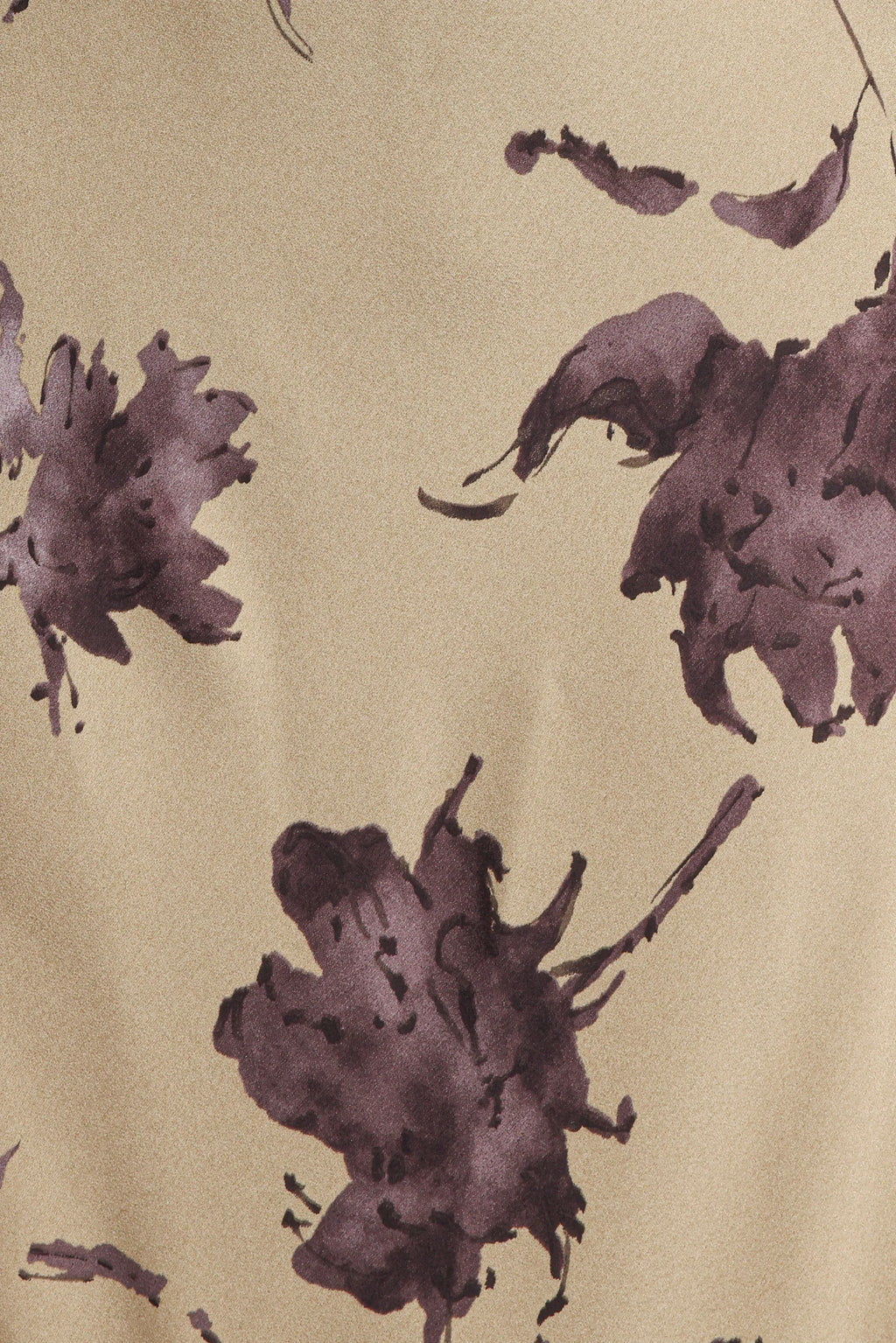 Robe longue Kristyn à manches longues - Imprimé floral olive
