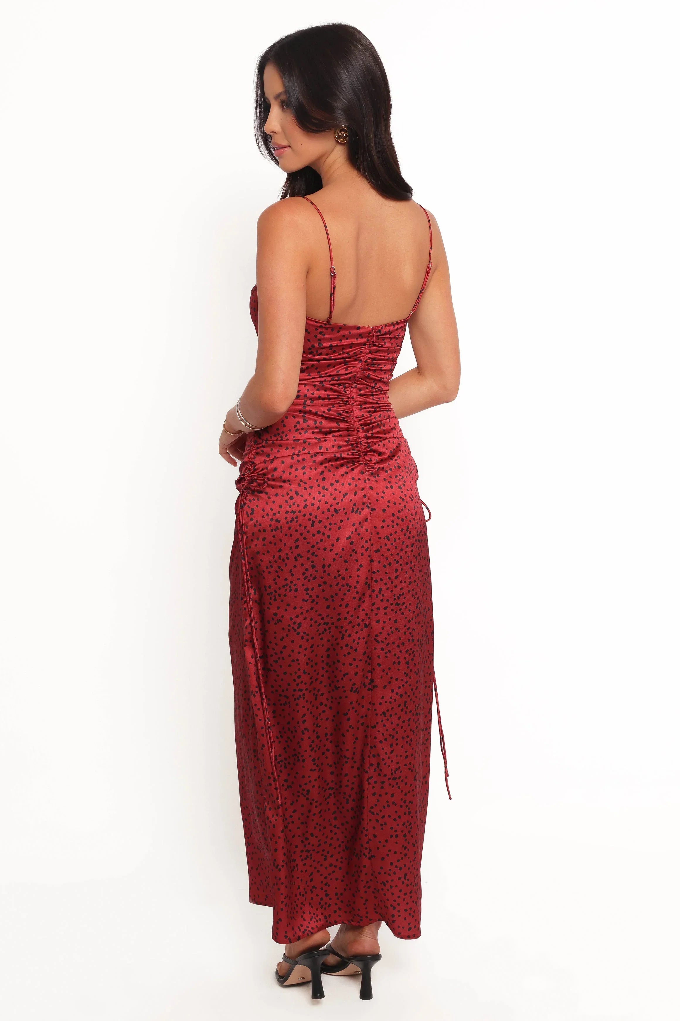 Robe midi Enid - Rouge