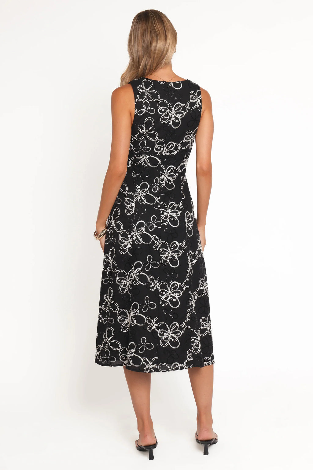 Robe Loven Midi - Noir/Blanc